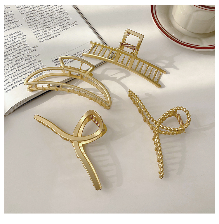 Kẹp tóc thiết kế đơn giản phong cách Hàn Quốc thời trang cho nữ