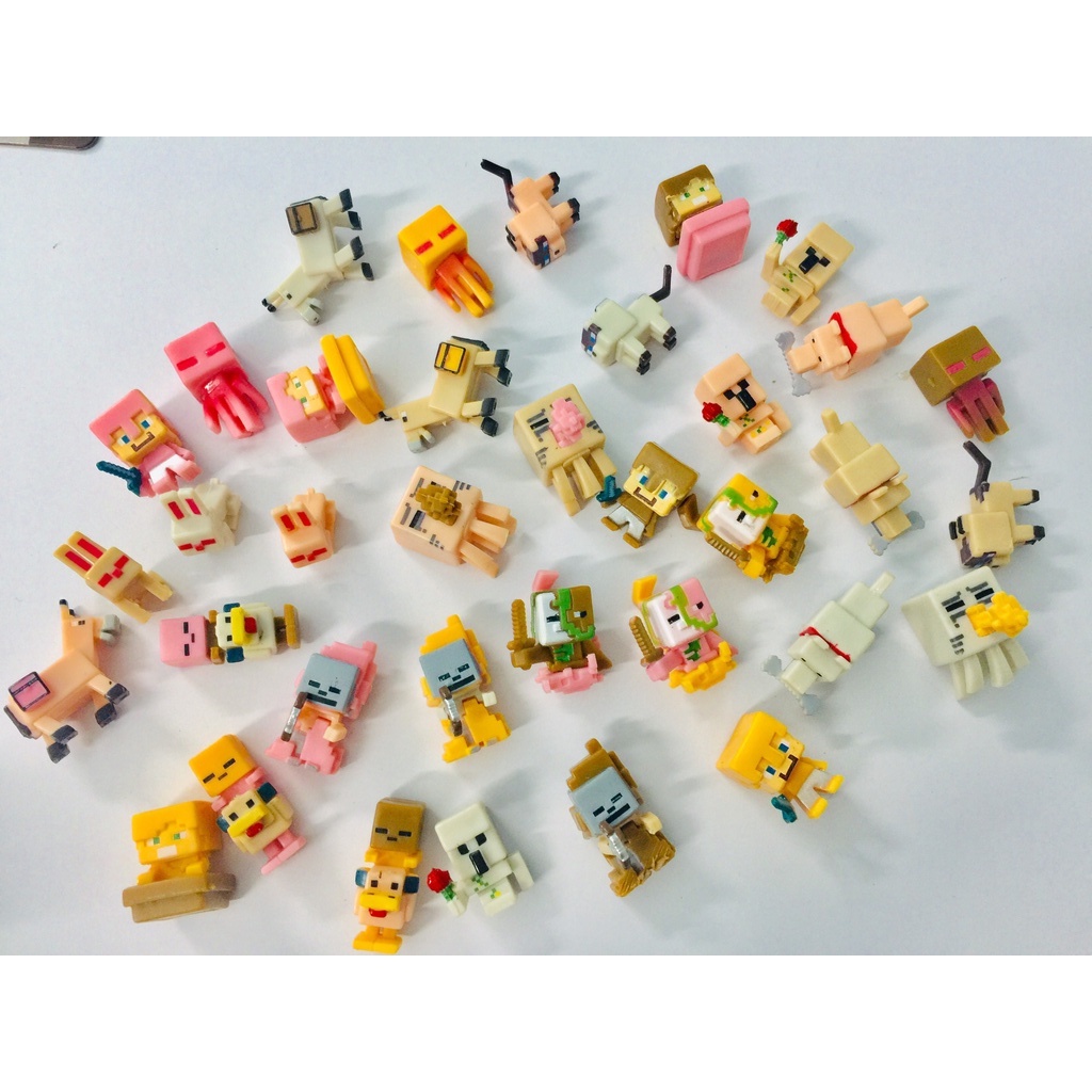 Sưu tập 10 nhân vật minecraft mini figure ngẫu nhiên