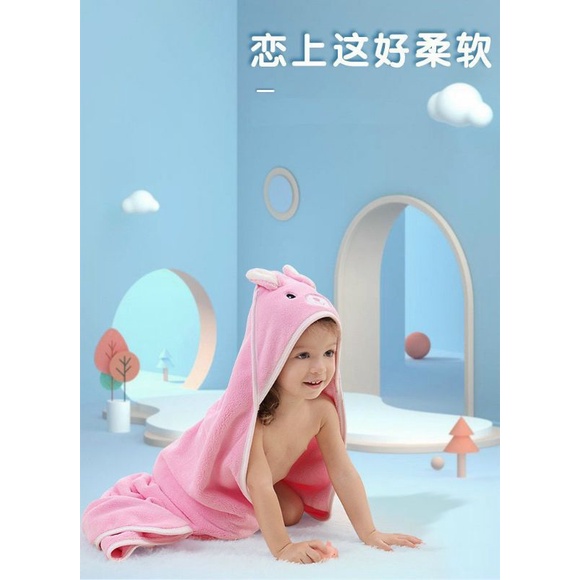 Chăn Ủ Quấn Mùa Đông Có Mũ Hình Thú Cho Bé Sơ Sinh - 3Tuổi /nhiều màu