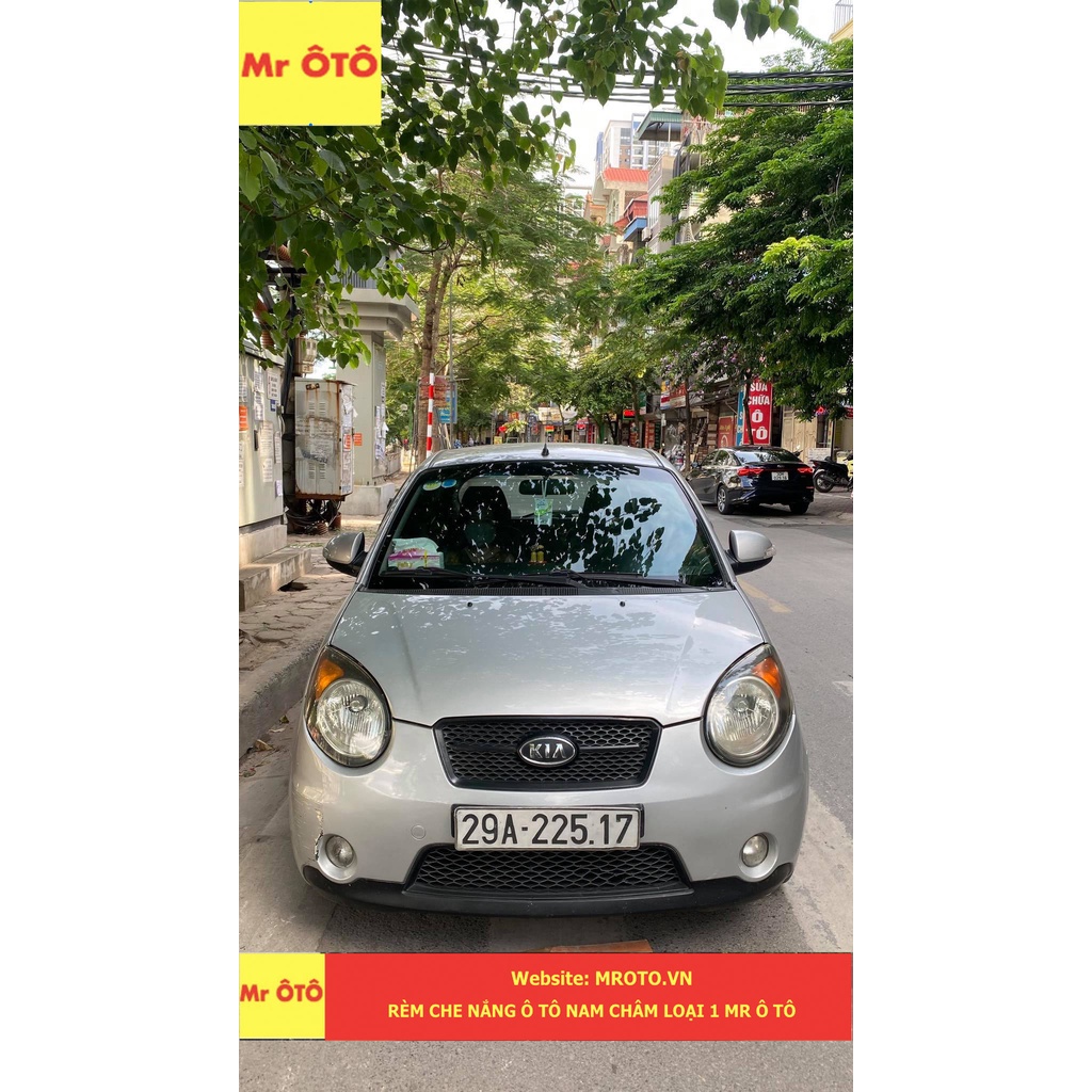 Rèm Che Nắng chống UV Xe Kia Morning 2006-2011 Hàng Loại 1 MR.ÔTÔ -Bảo Hành 2 Năm