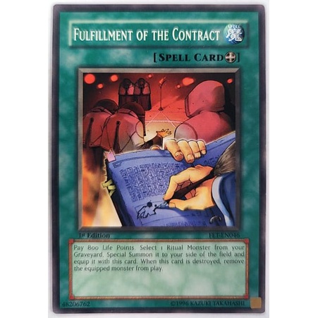 [Thẻ Yugioh] Fulfillment of Contract |EN| Super Rare / Common