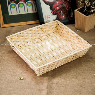 Khay tre gói quà, Khay mây tre