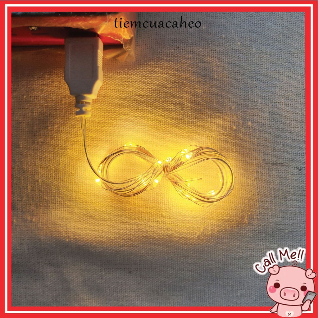 Đèn Led Đom Đóm đổi màu decor trang trí nhà cửa, phòng ngủ, cây thông Noel, hang đá