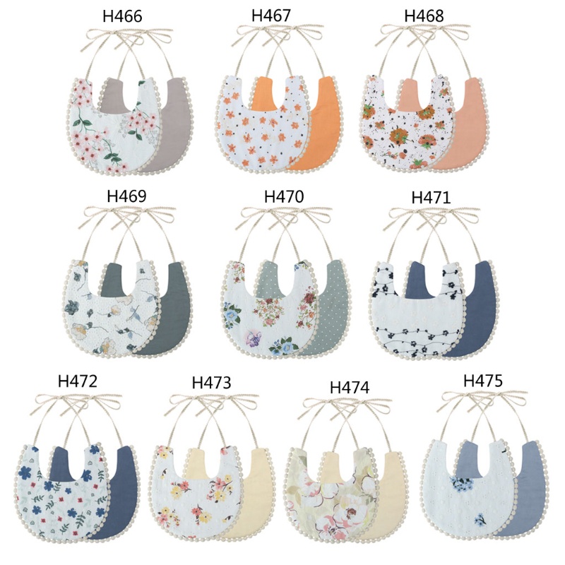 Yếm Ăn Cotton Mềm Mại Tiện Dụng Cho Bé
