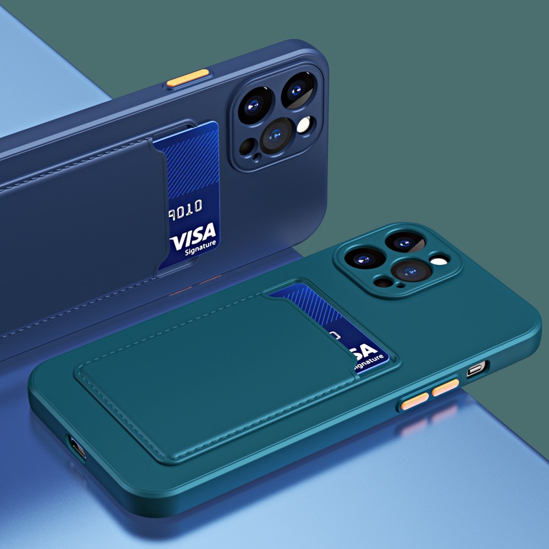 Ốp Lưng Điện Thoại Có Ngăn Đựng Thẻ Dành Cho Samsung Galaxy A23 A13 A33 A53 A73 A32 4G 5G