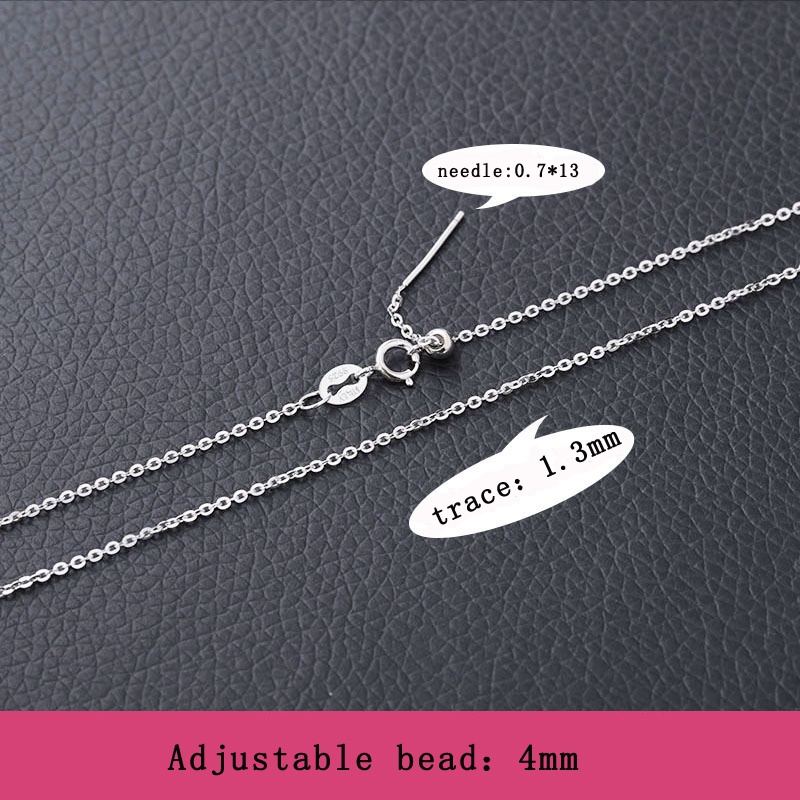Vòng cổ Bạc Sterling S925 100% Tự Làm Thời Trang
