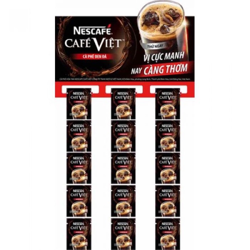 Nescafe Việt Đen - 10 gói x 16 Gr