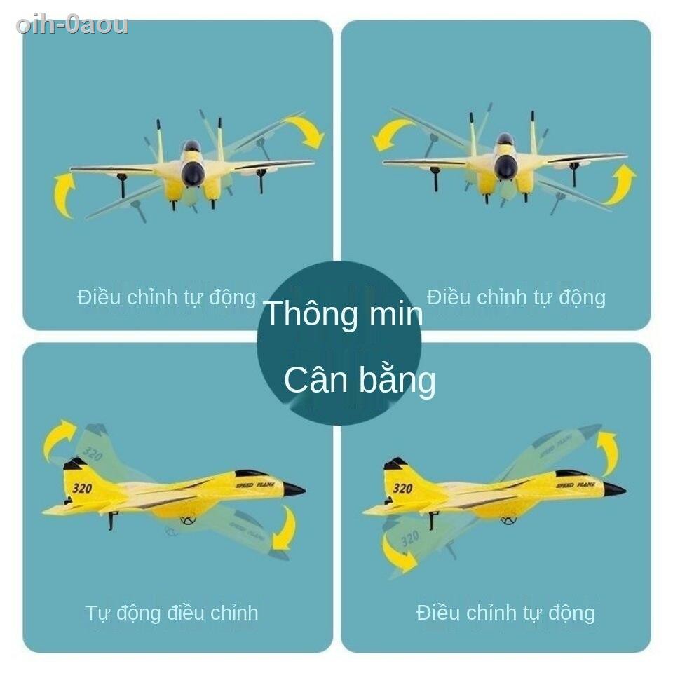 [hàng mới]Mô hình máy bay điều khiển từ xa cỡ lớn chiến đấu UAV cánh cố định Tàu lượn chống rơi đồ chơi trẻ em