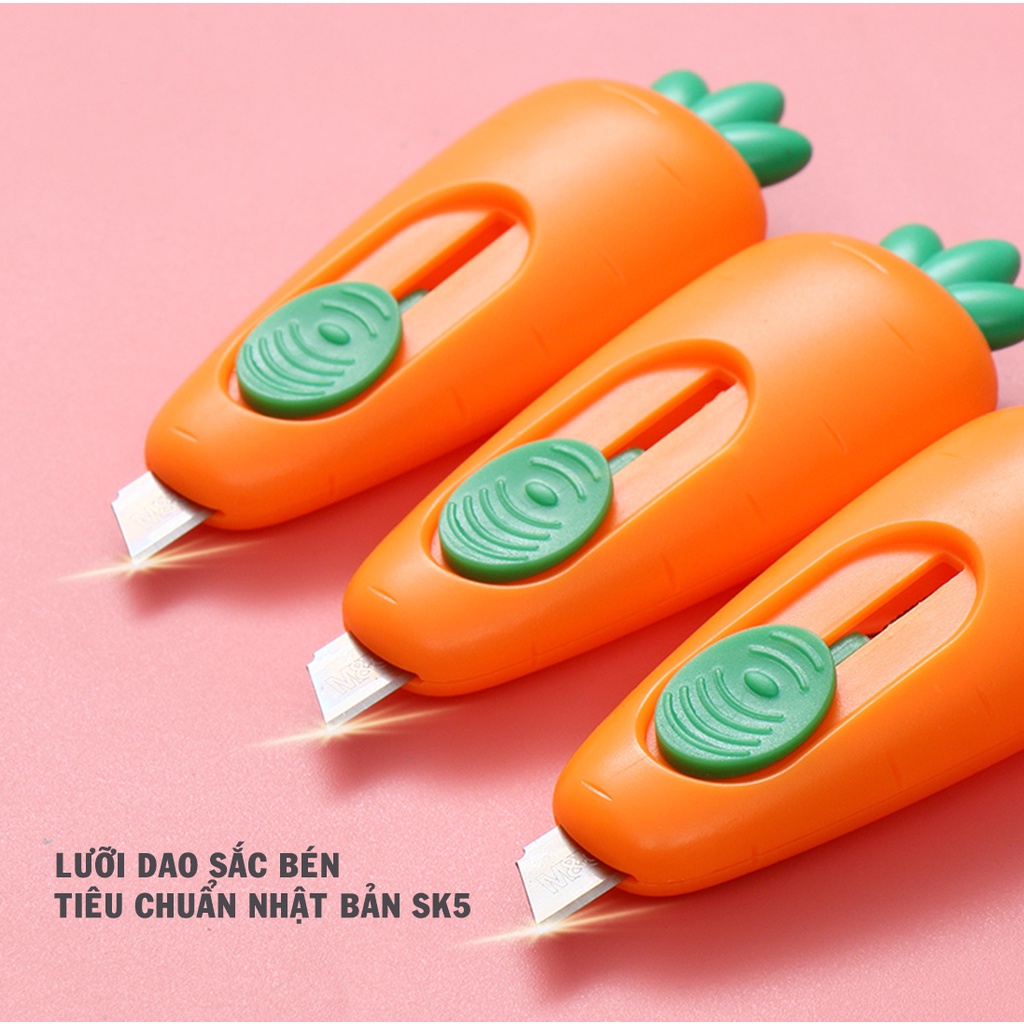 Dao trổ cute hình cà rốt đẹp  ASSN 2242 và ASSN 2243 siêu sắc bén và dễ thương chính hãng  M&G