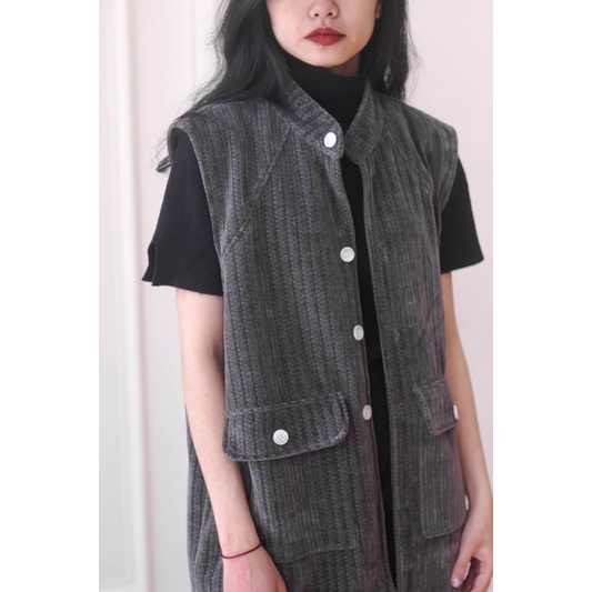 Áo Khoác Gilet Dạ “ Pattern Gilet “