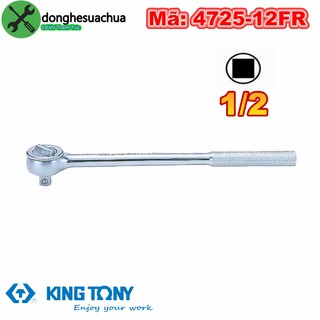 Cần siết tự động 1/2 Kingtony 4725-12FR cán trắng đầu tròn