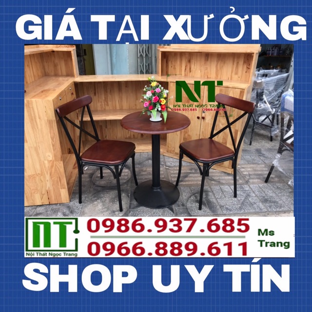 Bàn ghế cafe thanh lý