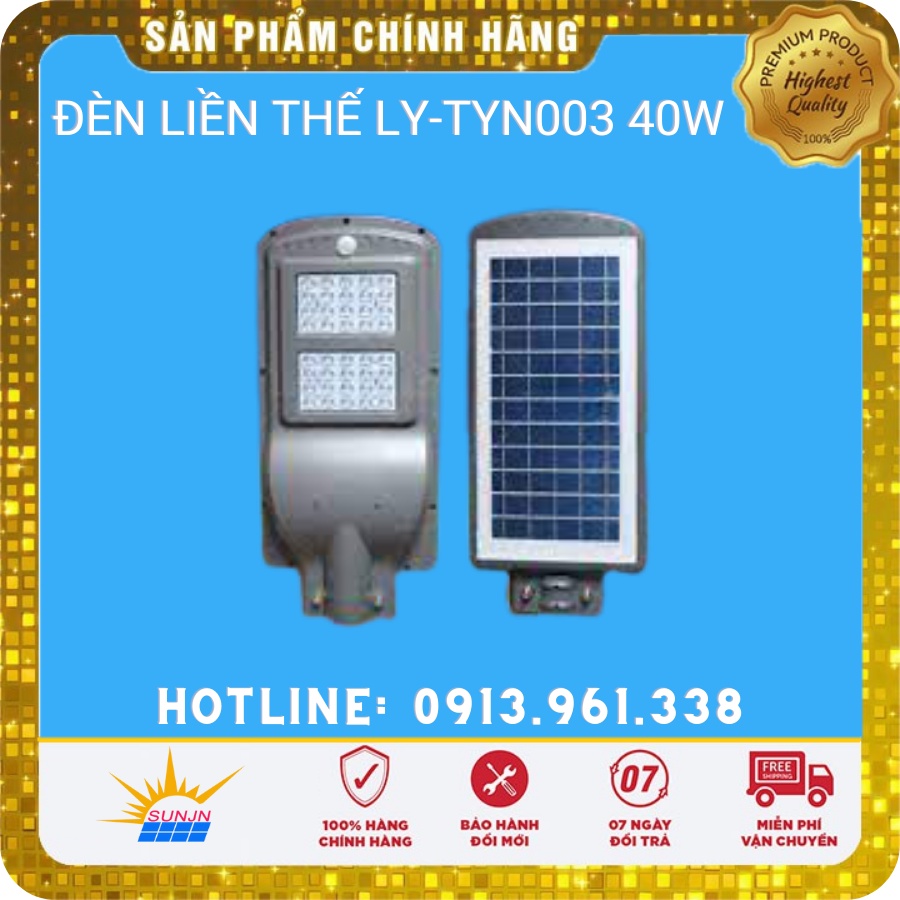 – Đèn Led Năng Lượng Mặt Trời Liền Thể 40W - 60W - 90W – Chuẩn IP65 - Chính hãng