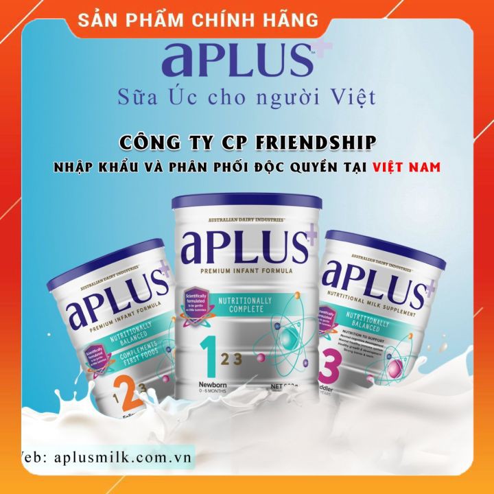 Sữa Aplus số 1 tăng cân không gây táo bón cho trẻ