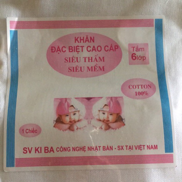 Khăn tắm xô Kiba siêu thấm, siêu mềm