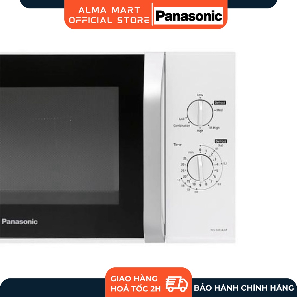 Lò Vi Sóng Có Nướng Panasonic NN-GM34JMYUE - Bảo Hành 12 Tháng - Hàng Chính Hãng