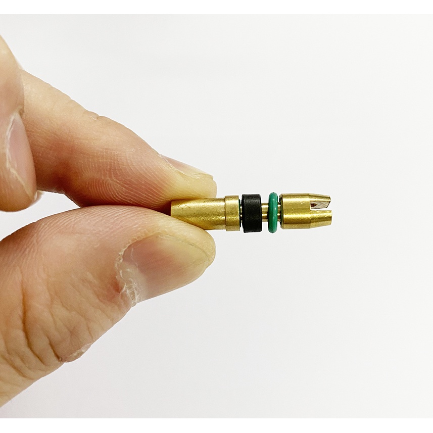 Ti Bơm Cao Áp với 2 Ron Sim XANH Tạo Áp Lực Khí Nén Kín  - Ti Đồng, ty bơm khí nén, ty bơm tay cao áp