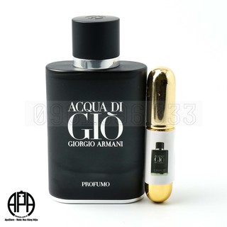 [Chính Hãng] Nước Hoa Nam Giorgio Armani Acqua Di Gio Profumo Giò Đen Chai 5ml-10ml-20ml
