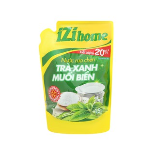 Nước rửa chén IZI HOME trà xanh muối biển 1.5kg