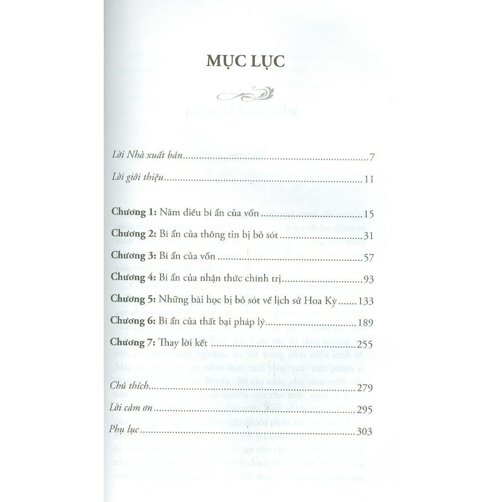 Sách - Bí Ẩn Của Vốn: Vì Sao Chủ Nghĩa Tư Bản Thành Công Ở Phương Tây Và Thất Bại Ở Mọi Nơi Khác (Xuất Bản Lần Thứ Năm)