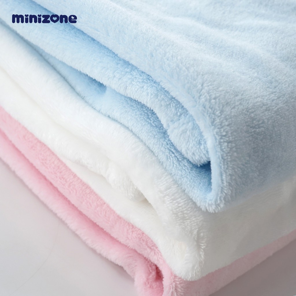 Chăn Ủ Gấu Cho Bé Sơ Sinh Có Mũ Minizone U09