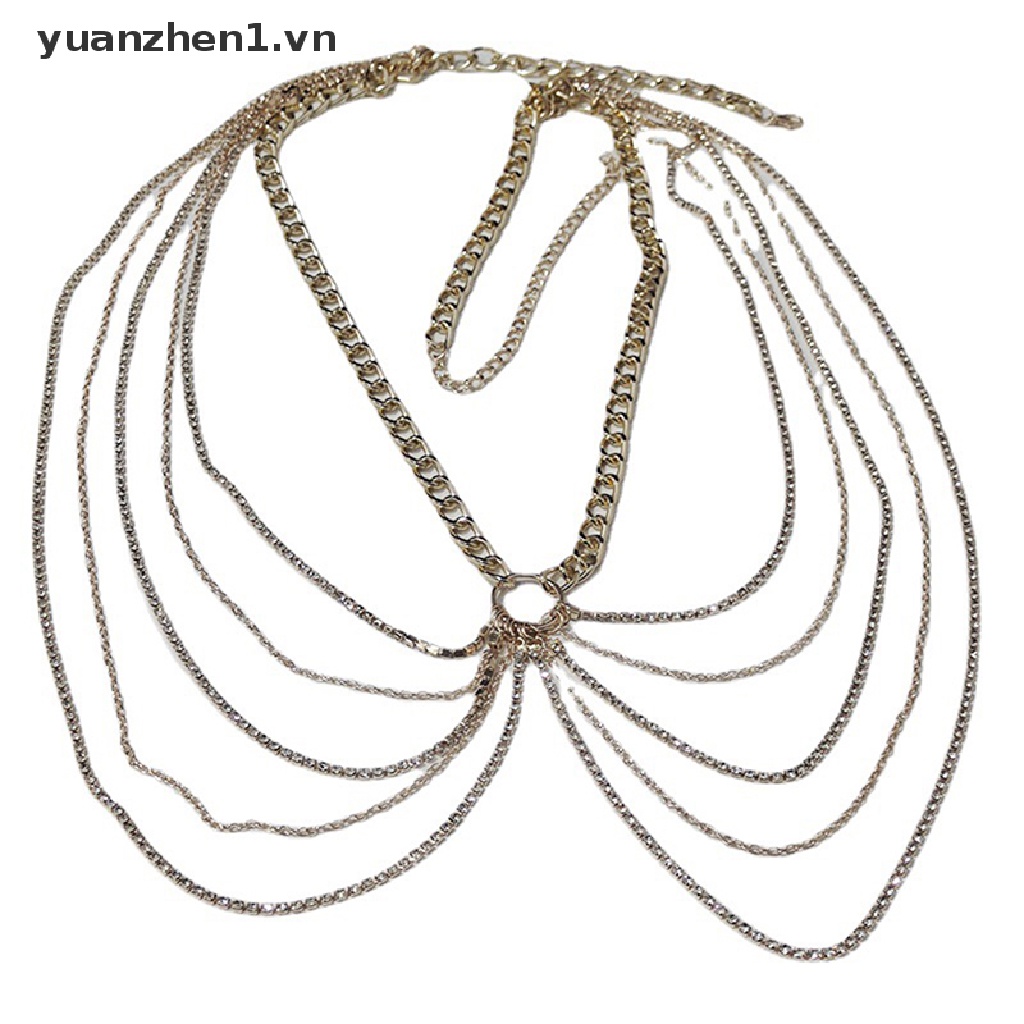 ZHEN Sexy Waist Chain Belt Belly Body Chain Jewelry For Women Party Accessories VN