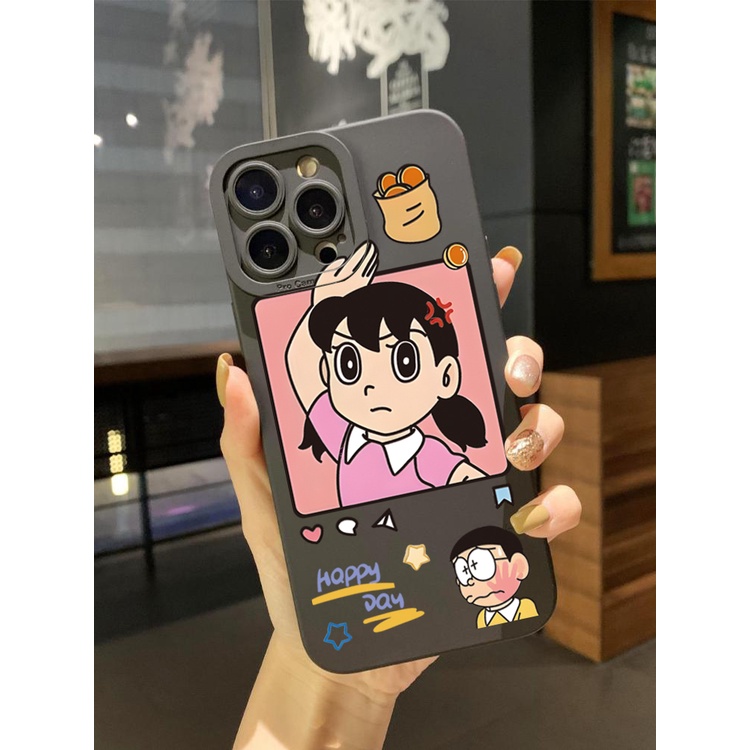 Ốp Điện Thoại Họa Tiết Nobita Nobi Cho iPhone 14 Plus 13 Pro Max 12 iPhone 11 XR 8 7 SE 2022