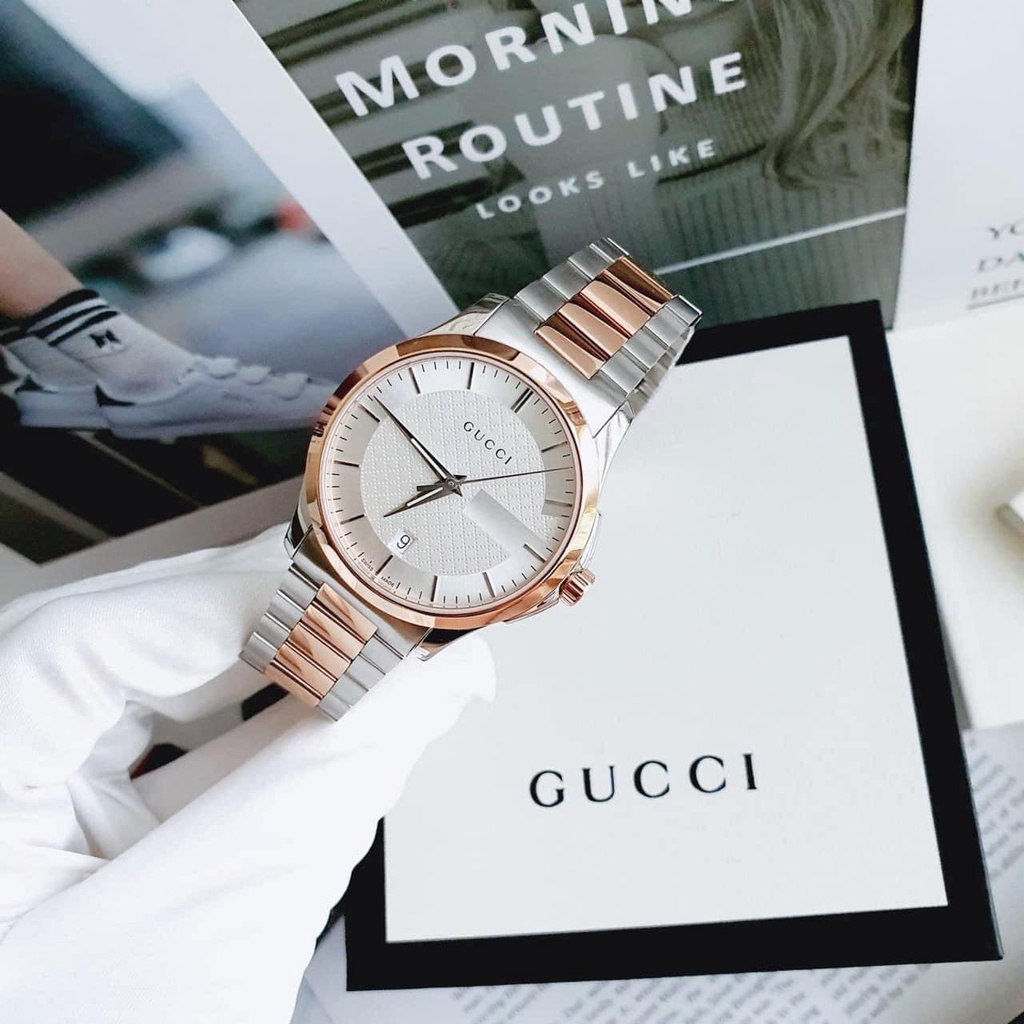 Đồng Hồ Nam Gucci G-Timeless Silver YA126474