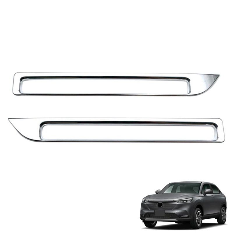 Khung Viền Trang Trí Đèn Sương Mù Phía Sau Xe Hơi Honda Vezel HR-V HRV 2021 2022 ABS