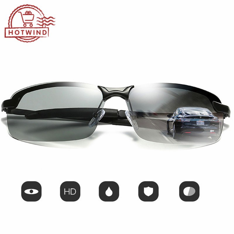 Kính mát phân cực kiểu dáng đơn giản thời trang cho nam | BigBuy360 - bigbuy360.vn