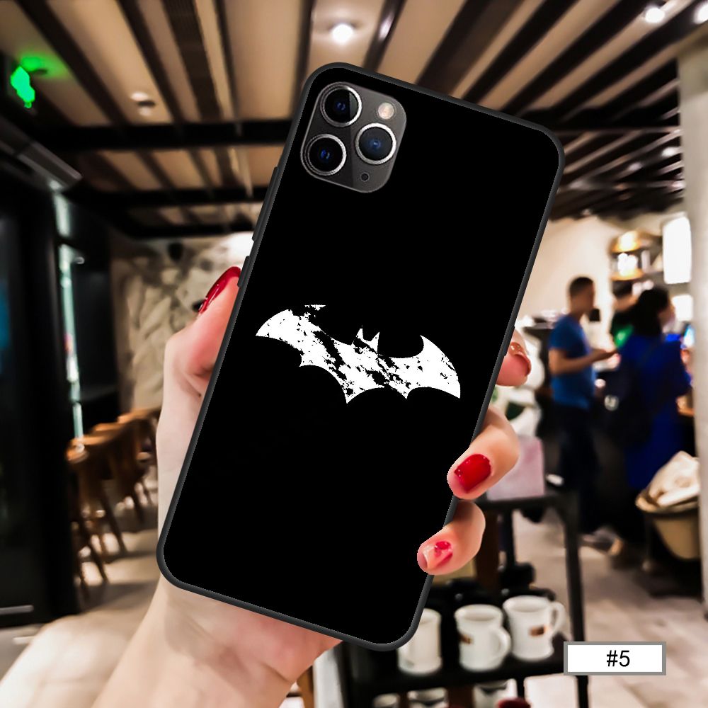 Ốp Lưng Hình Biểu Tượng Batman Cho Iphonex Xsamx Iphone11 Pro Max Xr Iphone8 / 7plus 7 / 6 / 6splus