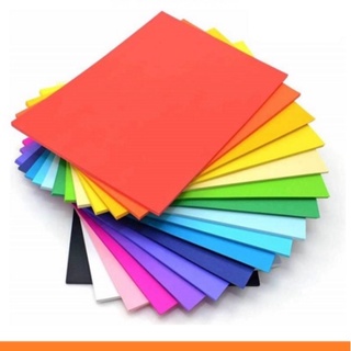Giấy bìa màu a4 làm thiệp, scrapbook, đồ trang trí tập 20 tờ/10 tờ/5 tờ