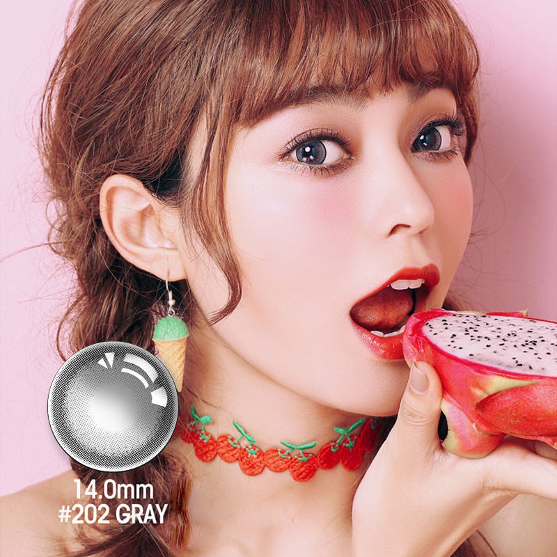 Kính áp tròng có màu Colorhunter 0 độ êm mát mắt dưỡng ẩm cao cấp 14.00-14.2mm sử dụng 1 năm