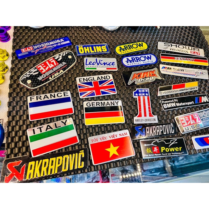 Tem nhôm dán pô hoặc mọi vị trí ✌