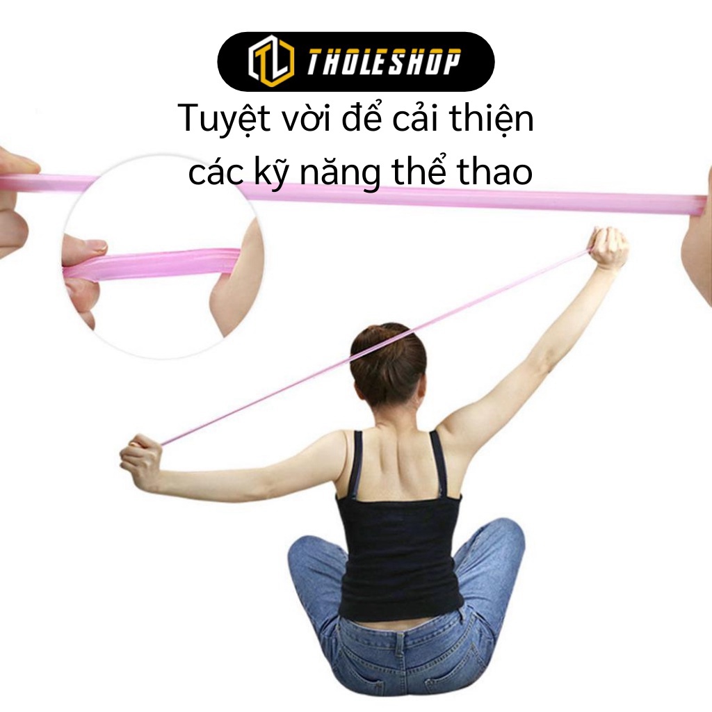 [SGD] Dây Kháng Lực - Dây Đai Kháng Lực Silicon Co Giãn Tập Yoga, Tập Tay, Lưng 9135