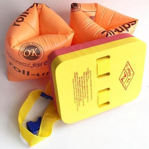 Combo phao lưng và phao tay chất lượng cao, nhựa PVC cao cấp