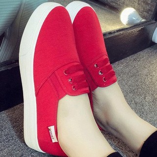 Giày Slip On đế bánh mì đỏ(G8)