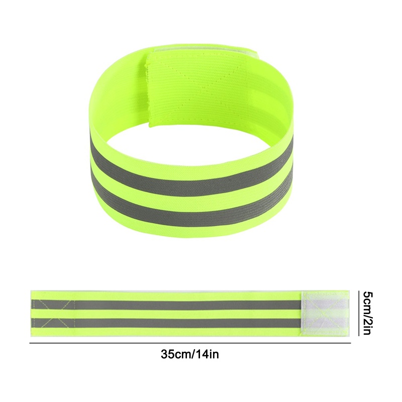 Bộ 2 Đai Phản Quang Đeo Cánh Tay Cho Người Chạy Bộ Runners
