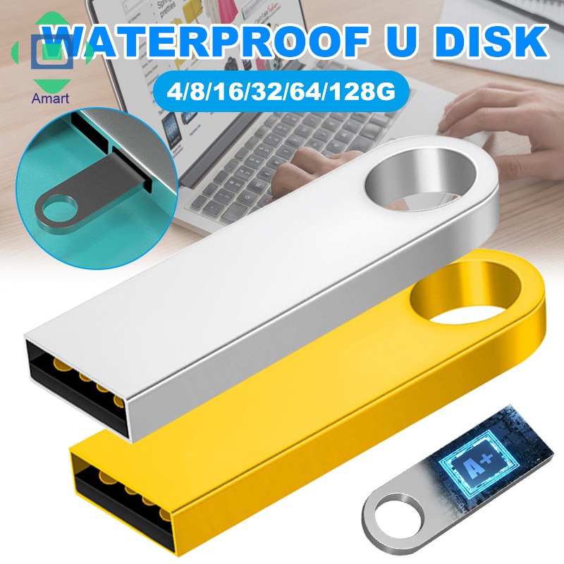 AM Waterproof USB Flash Drive Thumb Drive Bulk USB Memory Stick for Computer Laptop External Data Storage USB Stick