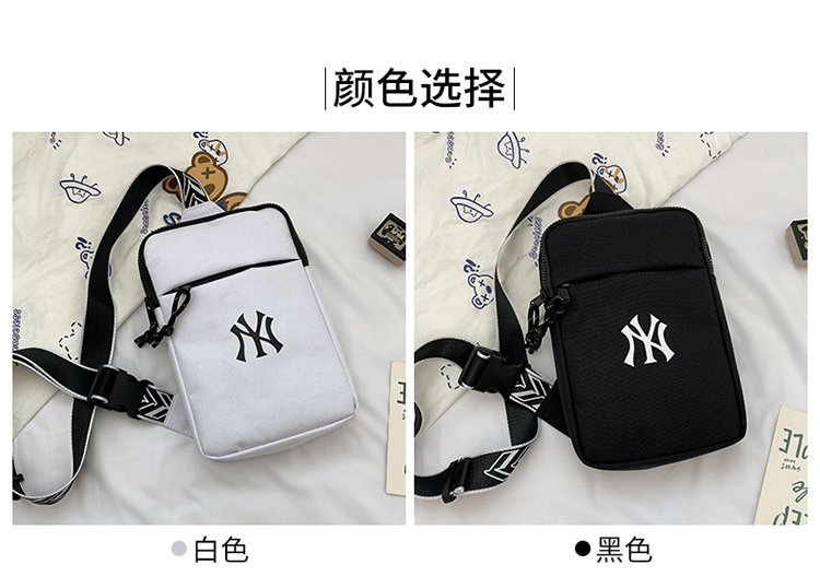 MLB Retro Print Crossbody Shoulder Bag Mobile Phone Bag