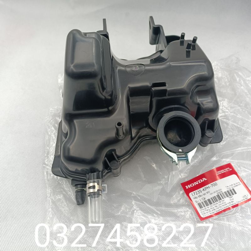 Bộ pô e, hộp bao tử lọc gió WAVE  A, RS, S100, FUTURE 125.... zin honda
