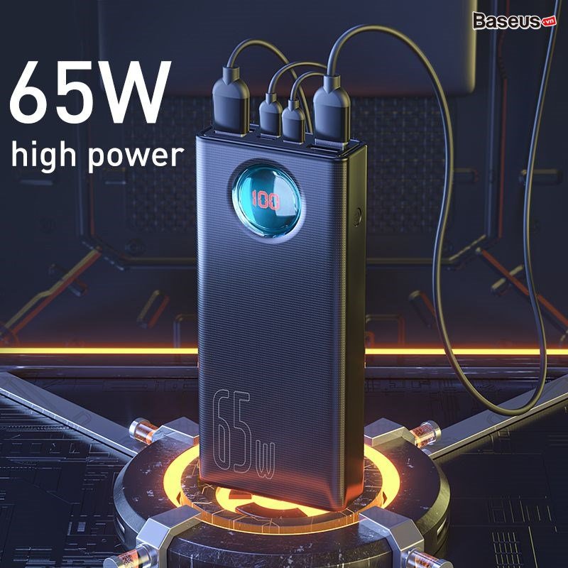 Pin sạc dự phòng đa dụng công suất cao Baseus Amblight Digital Display Quick Charge Power Bank