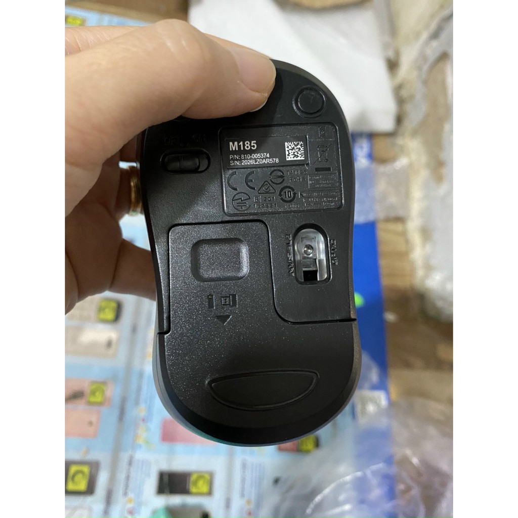 Chuột Không Dây Logitech M185 - Hàng Chính Hãng bảo hành 12 tháng