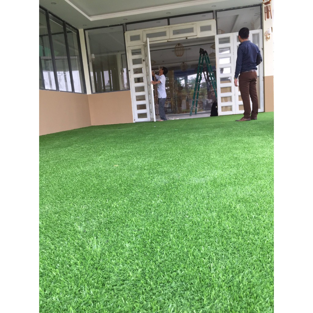 1 Mét Vuông Cỏ Thảm Trải Sàn  Treo Tường  Cỏ Nhân Tạo Sân 2cm