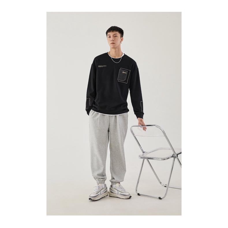 [Mã INCU50 giảm 50K đơn 150K] Áo sweater form rộng 4lucky - 9068 chất nỉ dày ấm áp, không bay màu, không xù lông | BigBuy360 - bigbuy360.vn