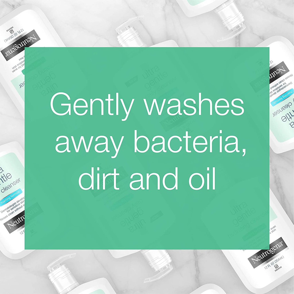 Sữa rửa mặt cho da khô, nhạy cảm Neutrogena Ultra Gentle Hydrating Daily Cleanser Creamy Formula 354ml