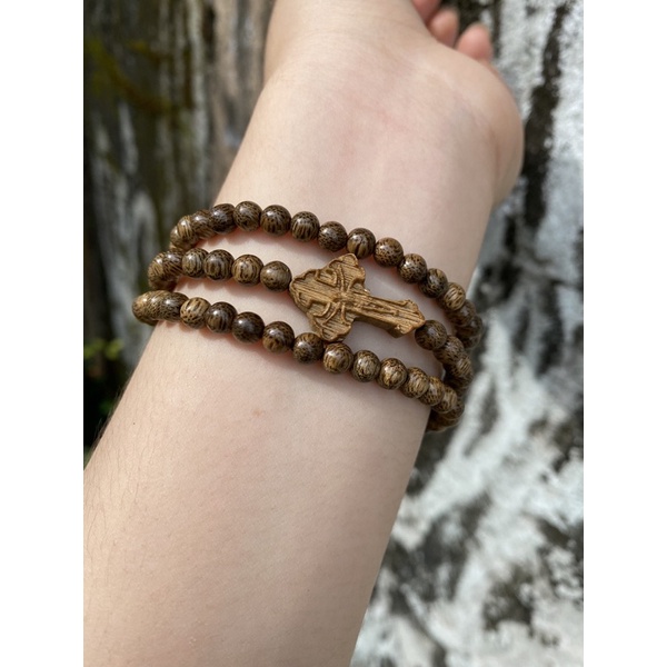 Chuỗi vòng đeo tay mix thánh giá 108 hạt thơm ngọt