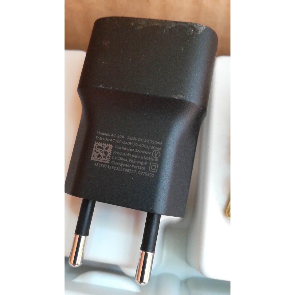 Sạc nokia 8800 zin máy Phần Lan BH 12th chân sạc kim