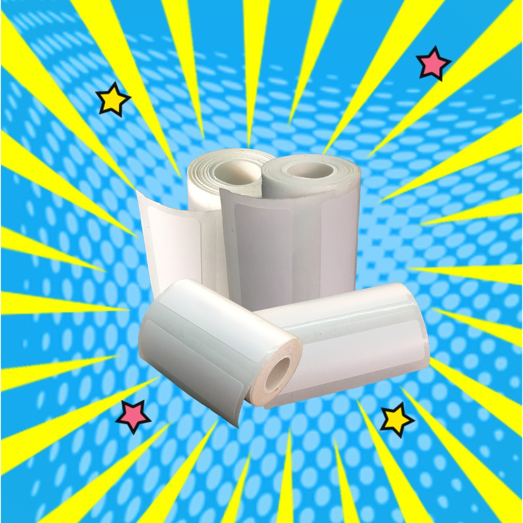 Giấy in nhiệt - in tem nhãn đủ kích thước dành cho máy PeriPage A6