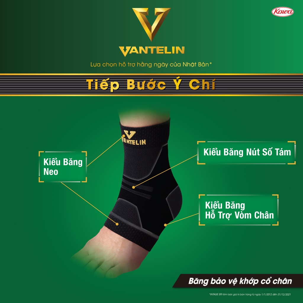 Băng Bảo Vệ Khớp Cổ Chân Vantelin Ankle Support size S